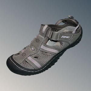 JSport by Jambu Women's Regatta Flat Sandals Gray Size 6.5